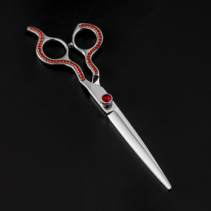 Tesoura para aliciamento de animais, tesoura para aliciamento de cachorro de estimação 440c, com alça ergonômica - Product Image 3