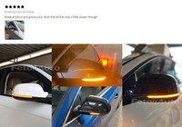 2 buah untuk Audi A4 A5 S5 B8.5 RS5 RS4 lampu sein LED gulir dinamis lampu sein indikator kaca spion berurutan lampu berkedip
