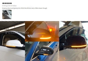 2 Pièces pour Audi A4 A5 S5 B8.5 RS5 RS4 Dynamic Scroll LED Turn Signal Light Sequential Rearview Mirror Indicator Blinker Light - Product Image 3