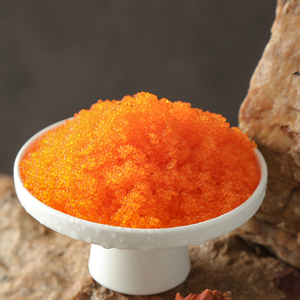 Tobiko de Pescado Volador Congelado de Perú, Sazonado, Certificado BRC, para <span class=keywords><strong>Sushi</strong></span> Bar, Bolsa a Granel de 500g, Venta al por Mayor Directa de Fábrica - Product Image 4