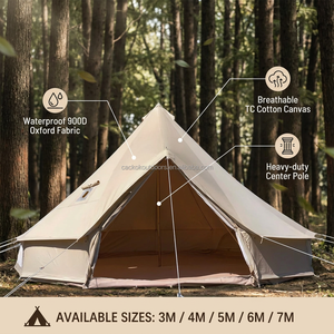 Yurt <span class=keywords><strong>de</strong></span> Glamping Familial <span class=keywords><strong>de</strong></span> <span class=keywords><strong>Luxe</strong></span> à <span class=keywords><strong>Prix</strong></span> d'Usine Réel, Faible MOQ, Type à Armature Droite avec Chambre, 5 Personnes - Product Image 6