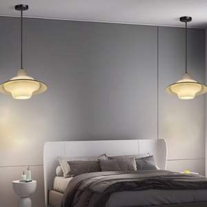 Lampes suspendues nordiques minimalistes modernes, luminaires multi-niveaux, lustres créatifs en marbre UFO pour lampes suspendues - Product Image 1