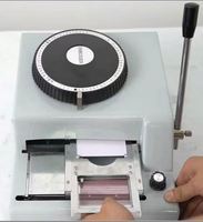 Machine de gaufrage manuelle d'imprimante de braille de carte de PVC