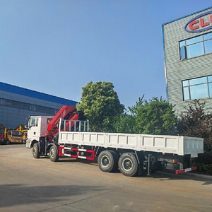 Shacman H3000 8x4 Truck With Palfinger Folding Boom Crane 20 Ton Knuckle Crane Truck for Sale - Product Image 3