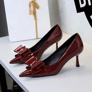 Wholesale Fashion <strong>Closed</strong> Toe Stiletto Design Thin High Heel Elegant Style Femme Dress Shoes Ladies Pumps Heels <strong>Sandals</strong> for Women - Product Image 3