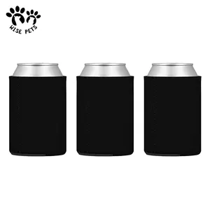 Universel 12oz Néoprène Pliable Fête De Noël Stubby Titulaire Sublimation Personnalisée Boisson Bière Peut Refroidisseur Manchon Pour Bouteilles