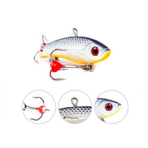Bassmaster Glace Pêche Leurre plomb <span class=keywords><strong>VIB</strong></span> 3D Yeux Colorés Hiver leurre de pêche Appât Leurre Dur Équilibreur - Product Image 1
