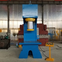Presse hydraulique manuelle pour atelier, machine d'atelier, presse pour carrosserie de voiture, colonne unique, presse hydraulique, cadre C, 20 tonnes, 100 tonnes