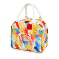 Draagbare grote koelbox voor meisjes, voedselbewaarzak, waterdicht, geïsoleerd, thermos, katoenen tote bag, bento lunchbox voor kantoor