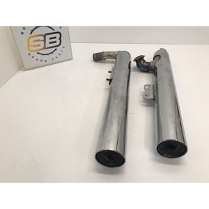 Sistema di Scarico con Catalizzatore per YAMAHA FZ6, Lunghezza 468mm, Finitura Cromata, Scarico per Moto - Product Image 6