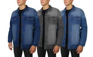 Chaquetas Vaqueras de Invierno Clásicas Casuales Unisex BLU ROCK (S-2XL) - 100% Algodón, Forro Acabado Resistente al Viento, 400g, Modelo JDNJ-10 - Product Image 2