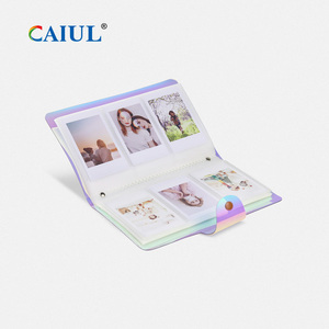 Caiul PVC 5 couleurs, album photo instantané <span class=keywords><strong>Fujifilm</strong></span> 96 pochettes, motif marguerite irisée rêveuse, pour <span class=keywords><strong>Instax</strong></span> <span class=keywords><strong>Mini</strong></span> 11/9/<span class=keywords><strong>70</strong></span>/40, classeur de cartes - Product Image 2