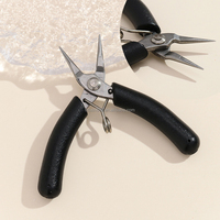 Ensemble de mini-pinces à bijoux avec poignée antidérapante, pinces coupantes pour la fabrication de bijoux DIY, outils d'enroulement de fil pour l'artisanat