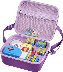 Étui rigide pour Little Tikes Story Dream Machine Starter Set, boîte de voyage, conteneur pour livres de personnages Littles avec bandoulière - Product Image 1