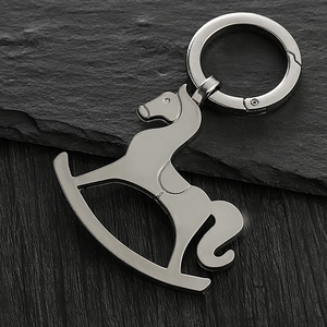Diseño personalizado de alta calidad, herradura de empresa, llavero al por mayor, caballo - Product Image 3