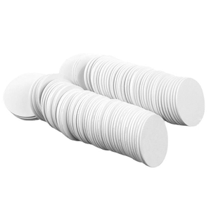 Tarjetas RFID de PVC Ntag213 Blancas, Programables, Resistentes al Agua, con Impresión Personalizada, Adhesivas, Finas, Redondas, Tipo Moneda, Etiquetas NFC para Redes Sociales, 50 mm - Product Image 1