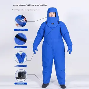 Combinaison de protection de vêtements de sécurité antigel à basse température pour stations-service GNL Soudage à l'oxygène sous azote liquide au gaz naturel - Product Image 6