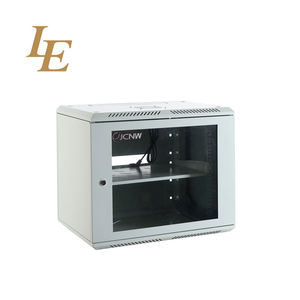 Gabinete de Pared Plano de 19 Pulgadas, Rack de Servidor de 16U con Puerta de Vidrio, Caja de Equipo Pequeña para Montaje en Pared para Centro de Datos, Capacidad de 9U - Product Image 3