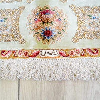 Tapis tissés à la main 122x183cm avec franges de Turquie Tapis oriental en soie pour salon chambre