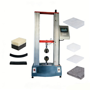 Masaüstü Mikrobilgisayar Çekme Test Cihazı |   <span class=keywords><strong>ASTM</strong></span> <span class=keywords><strong>D3574</strong></span> ve ISO 8067 Üniversal Test Cihazı |   Rekabetçi Fiyat - Product Image 1