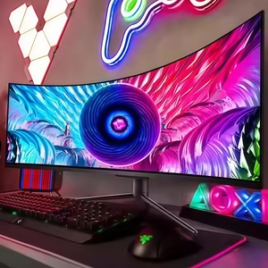 Monitor Curvo a Prezzo all'Ingrosso, Schermo 4K per PC, Display 2K 144Hz 24 Pollici, <span class=keywords><strong>LCD</strong></span> Personalizzato 34 IPS 2560, Due Monitor <span class=keywords><strong>LCD</strong></span> Ultrawide da <span class=keywords><strong>19</strong></span> Pollici - Product Image 5