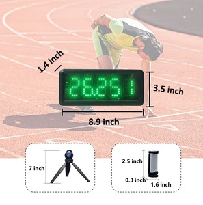 Yizhi Xách Tay LED Laser Race Hẹn Giờ USB Có Thể Sạc Lại LED Theo Dõi Và Lĩnh vực Không Dây Laser Hẹn Giờ Chính Xác Để 0.001 Giây - Product Image 2