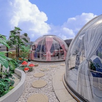 Maison à bulles transparente tente en polycarbonate prix d'usine hôtel hébergement camping