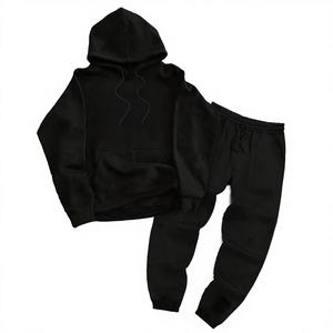 ชุดวอร์มย้อนยุคแบบ unisex กันน้ำ กันลม ไซส์ใหญ่ ผ้าฝ้าย 100% ทรงหลวม น้ำหนักมาก ดีไซน์ 2 in 1 - Product Image 2