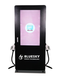 Estación de Carga de CA de 44KW con 2 Conectores CCS/GBT, Pantalla Publicitaria de 55 Pulgadas, Ocpp1.6, LAN/4G/WiFi - Product Image 4