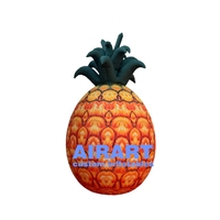 Modèle de fruit gonflable d'ananas gonflable de haute qualité pour la décoration