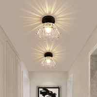 Couloir Style Antique Plafond Entrée Lumières Foyer LED Cristal Lumières et Lampes De Bureau