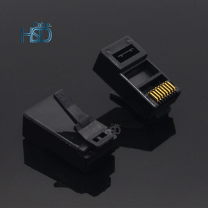 Connecteurs réseau Ethernet RJ45, 8 connecteurs non blindés, 8 connecteurs avec prise modulaire 8P8C, en Nylon, CAT6 - Product Image 2