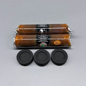 100 Pezzi/Scatola Carbonella Nera Rotonda in Legno di Frutta per Narghilè - Accessori Narghilè all'Ingrosso - Product Image 4
