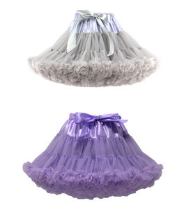 नई शैली वयस्क pettiskirt पॉलिएस्टर षट्भुज जाल स्तरित <span class=keywords><strong>tulle</strong></span> बैले टूटू स्कर्ट धनुष महिलाओं के साथ - Product Image 5