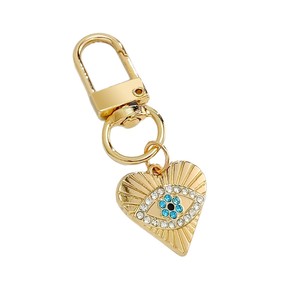 Llavero de Coche con Ojo de Demonio Azul de Moda, Personalizado con Incrustaciones de Diamantes, Diseño de Gota de Aceite, para Estudiantes, para Colgar en la Mochila Escolar - Product Image 5