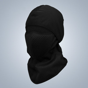 Masque facial de cyclisme Yueli en néoprène noir, coupe-vent pour l'hiver, protection pour le ski et les activités de plein air - Product Image 1
