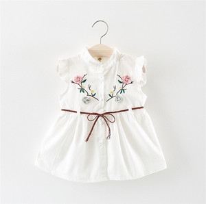 Vestidos al por mayor con diseños de bordado a mano de patrones árabes para niñas en tienda de ropa online - Product Image 2