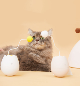 Commercio all'ingrosso del progettista Elettronico Interattivo Pet Gatto Giocattolo Di Puzzle Gatto Bastone Tumbler Bilanciamento della Vettura Rompicapo Elettrico Palla Uovo Giocattolo per il Gatto - Product Image 5