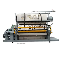 Machine à fabriquer des barquettes à œufs en alvéoles, 9500 pièces/h, moulage en pâte à papier pour les élevages de volailles