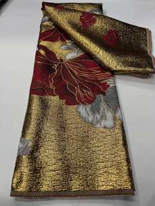 Nouveauté <span class=keywords><strong>Prix</strong></span> Usine Tissu Africain <span class=keywords><strong>Brocart</strong></span> Coloré Dentelle Jacquard Damassé Robe <span class=keywords><strong>de</strong></span> Mariée Tissus Dentelle YZL192 - Product Image 4
