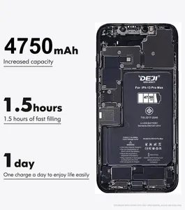 DEJI New Replacement Battery For Phone Iphone 13 Pro Max Batter UN38.3 IEC62133 ISO9001