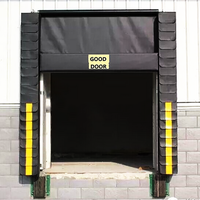 Dock en PVC éponge avec joint de pluie pour assurer l'étanchéité de la porte dans un environnement fermé