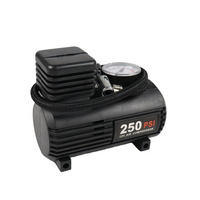 Compresseur d'air numérique portable 12V personnalisable pour pneus, 300 PSI, débit d'air 12 L/min, en plastique, autonomie supérieure à 20 min pour voiture