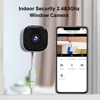 Kamera Keamanan Jendela Full-Color Blacklight Harga Pabrik, Indoor Night Vision, Audio Dua Arah, Deteksi Gerak, Kamera IP OEM