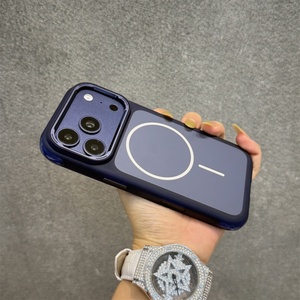 เคสโทรศัพท์แม่เหล็กแบบด้านคุณภาพสูงสำหรับ iPhone 18 14 15 16 17 Pro Max พร้อมปุ่มสัมผัส AI ป้องกันมุมทั้งสี่ - Product Image 6