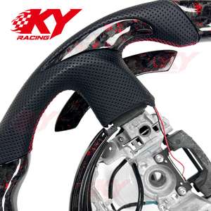 Volante Deportivo de Fibra de Carbono para Toyota 86 GT86 GR86 GTS TRD Subaru BRZ, Compatible con Pantalla LED de RPM - Product Image 2