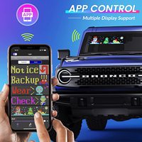 Affichage LED dynamique Donnez vie à votre vidéo musicale avec un panneau matriciel LED et un panneau de signalisation LED RVB flexible pour voiture