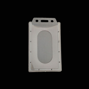 Vente en gros pas cher PP Flexible ID Card Holder <span class=keywords><strong>Transparent</strong></span> Name Tag pour School Student Working Staff <span class=keywords><strong>Badge</strong></span> Holders - Product Image 2