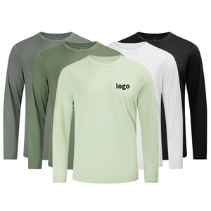 เสื้อกีฬาแขนยาวคอปกตั้งสบาย, เสื้อลำลองอบอุ่นแขนยาวสำหรับผู้ชายวิ่งกลางแจ้ง - Product Image 2