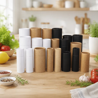 Boîte cadeau en tube de papier réutilisable, écologique, personnalisée OEM, avec logo en relief et ruban, pour événements promotionnels de mariage